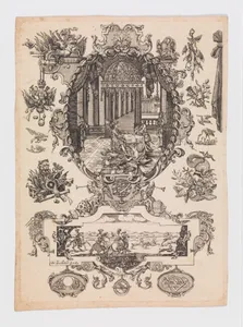 Plate twelve from Nouveavx Desseins D'Arquebvseries