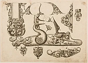 Plate Two from Plusieurs Models des plus nouuelles manieres qui sont en usage en l'Art de Arquebuzerie by Adrien Reynier, called Le Hollandois|Thuraine|C. Jacquinet