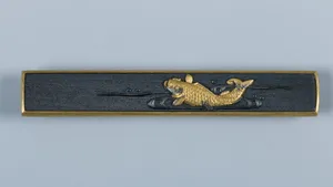 Set of Sword Fittings (Mitokoromono) with Two Additional Knife Handles (Kozuka) and a Pair of Grip Ornaments (Menuki)