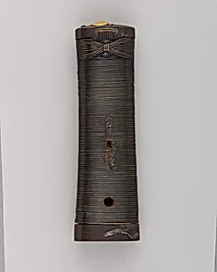 Sword Grip (Tsuka) with Hilt Collar and Pommel (Fuchigashira)