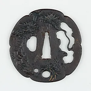 Sword Guard (<i>Tsuba</i>) With Pine Motif (松図鐔)