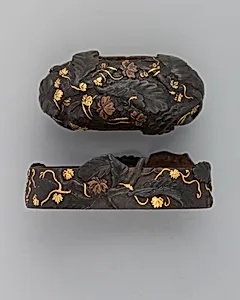 Sword-Hilt Collar and Pommel (Fuchigashira)