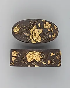 Sword-Hilt Collar and Pommel (Fuchigashira)