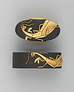 Sword-Hilt Collar and Pommel (Fuchigashira)