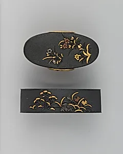 Sword-Hilt Collar and Pommel (Fuchigashira)