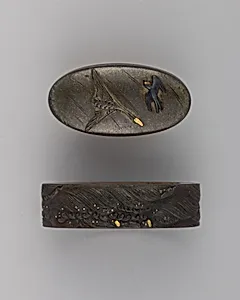 Sword-Hilt Collar and Pommel (Fuchigashira)