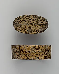Sword-Hilt Collar and Pommel (Fuchigashira)