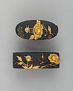 Sword-Hilt Collar and Pommel (Fuchigashira)