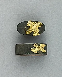 Sword-Hilt Collar and Pommel (Fuchigashira)