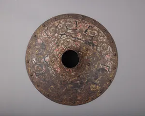 Vamplate Belonging to an Armor for Field and Tournament Made for Duke Nikolaus "The Black" Radziwill (1515–1565), Duke of Nesvizh and Olyka, Prince of the Empire, Grand Chancellor and Marshal of Lithuania