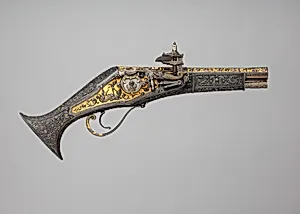 Wheellock Pistol Made for Maximilian I of Bavaria (1573–1651) by Emanuel Sadeler