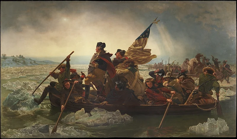 Washington Crossing the Delaware (1851) by Emanuel Leutze 19th Century Art — Washington Crossing the Delaware (1851) by Emanuel Leutze