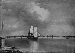 Bay and Harbor of New York from Bedlow's Island by Edmund C. Coates