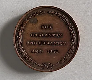 Blank Award of the U.S. Coast Survey for "Gallery and Humanity"