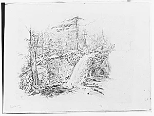 Caldeno Falls (from Sketchbook)