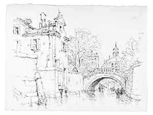 Canal and Church of San Giuseppe, Venice