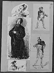 Captain Cuttle (a Character from Charles Dickens's "Dombey and Son") (from Sketchbook) by James McNeill Whistler