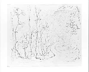 Catskill Mountain House from Pine Orchard (from Sketchbook) by John William Casilear