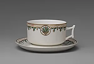 Coffee Cup and Saucer by Union Porcelain Works