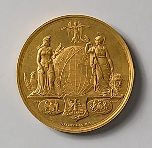 Congressional Medal to C. W. Field for the Successful Laying of the Atlantic Cable