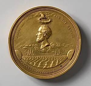 Congressional Medal to Cyrus W. Field for the Successful Laying of the Atlantic Cable by William Barber