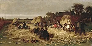 Corn Husking at Nantucket