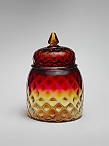 Covered jar