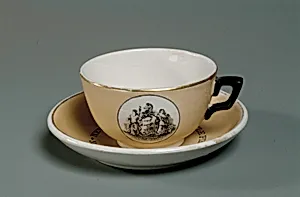 Cup and Saucer by Glasgow Pottery Company