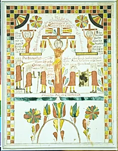 Drawing of the Crucifixion