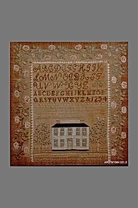 Embroidered Sampler by Emily Kittredge