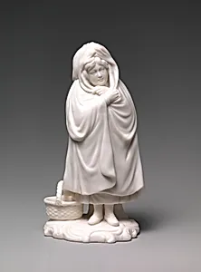 Figure of Red Riding Hood with Basket