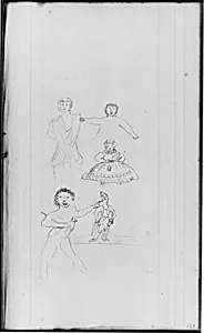 Five Various Figures (from Sketchbook)