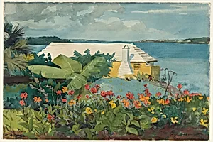 Flower Garden and Bungalow, Bermuda