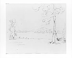 Head of Lake George (from Sketchbook)