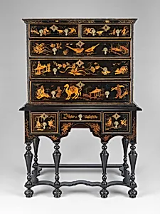 High chest of drawers