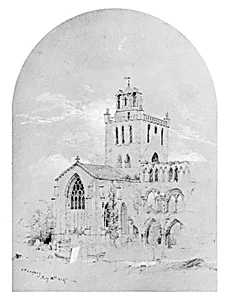 Jedburgh Abbey (from Cropsey Album)