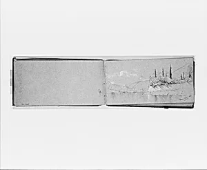 Lake Como, May 1, 1869 (recto, from Sketchbook)
