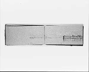 Lake Maggiore May 12 1869 (recto, from sketchbook)