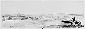 Landscape with Figures, 1904 (from Sketchbook0 by Mary Newbold Sargent