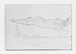Landscape with Mountains (from Sketchbook X)