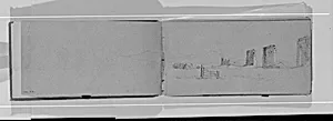 Landscape with Ruins (recto, from sketchbook)