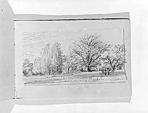 Landscape with Trees (from Sketchbook VII) by William Trost Richards