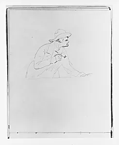 Man with a Pipe (from Sketchbook)