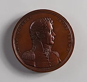Medal of Major General Jacob Brown by Moritz Fürst