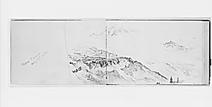 Mount Tacoma Aug 23 1885 (from Sketchbook X) by William Trost Richards