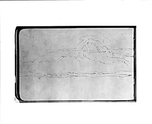 Mountain Sketch (from Sketchbook) by Albert Bierstadt