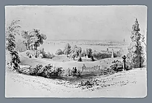New York from Greenwood Cemetery