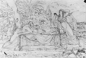 Panthea Stabs Herself beside the Corpse of Abradatas