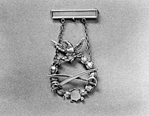 Pin with United States National Coat of Arms