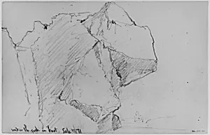 Rock Study, 1871 (from Sketchbook)